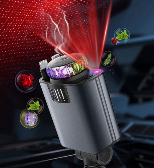 شاحن سيارة قابل للسحب 5 في 1 بإضاءة النجوم - صورة 4