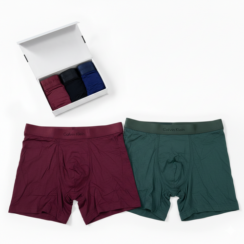 Boxer Long Homme Calvin Klein (Premium Modal) – Pack Confort Absolu LONG